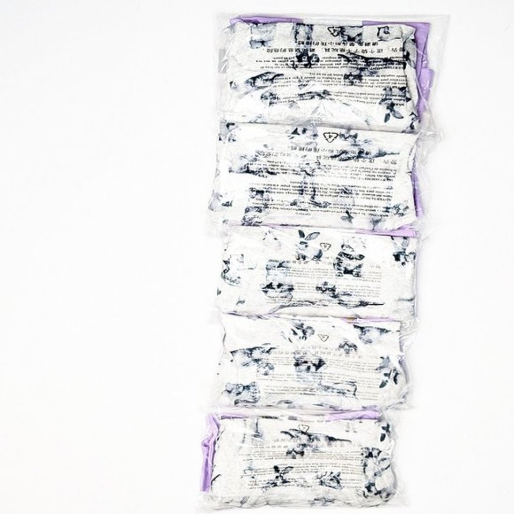 Carter's 4pc Girls Snug Fit Cotton Puppy Dog  Kitty Cat Print Pajamas PJs Purple - Picture 5 of 6